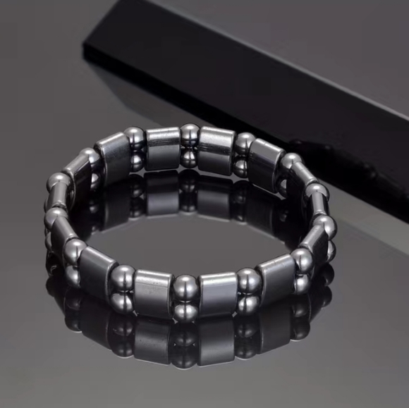 NEW Hematite Magnetic Bracelet - Picture 1 of 4